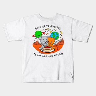 Boys Go To Jupiter to Eat More Soup With Her Kids T-Shirt